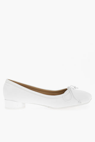MM6 Ballerine in Pelle a Tinta Unita Tacco 2.5cm