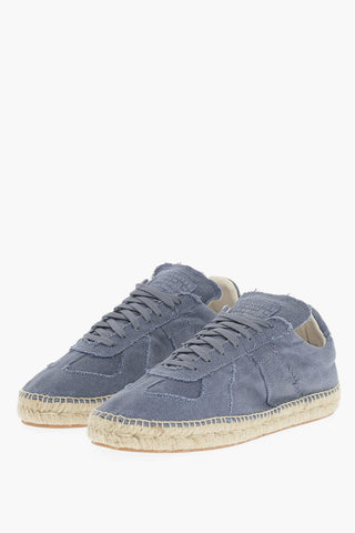 MM22 Canvas Low Top Sneakers with Juta Detail