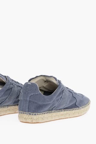MM22 Canvas Low Top Sneakers with Juta Detail