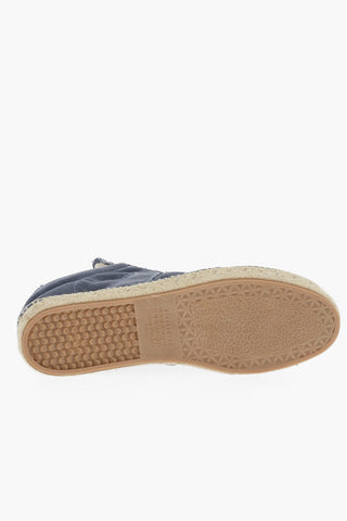 MM22 Canvas Low Top Sneakers with Juta Detail
