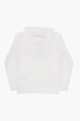 AIR JORDAN Fleeced Cotton Hoodie with Printed Logo