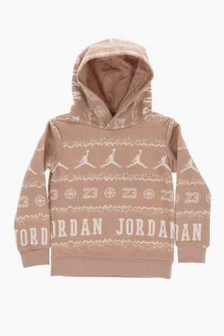 AIR JORDAN 후드와 조거 세트 HOLIDAY 올오버 로고