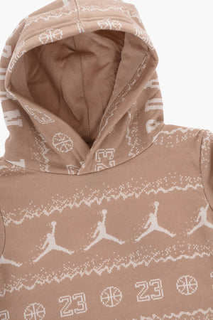 AIR JORDAN 후드와 조거 세트 HOLIDAY 올오버 로고