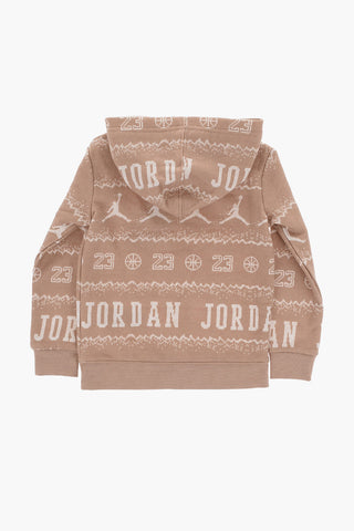 AIR JORDAN 후드와 조거 세트 HOLIDAY 올오버 로고