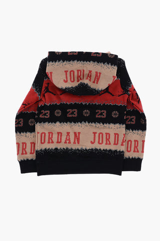 AIR JORDAN Set Felpa Hoodie e Joggers in Cotone Felpato