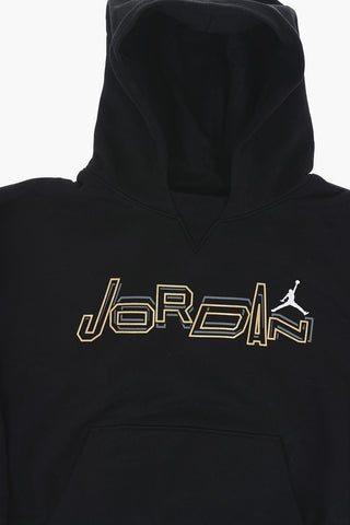 AIR JORDAN Cotton Fleece-Blend Hoodie TAKE FLIGHT SNAP