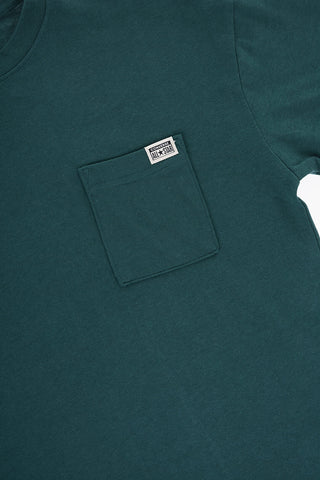 ALL STAR Solid-Color Crew Neck T-Shirt with Pocket