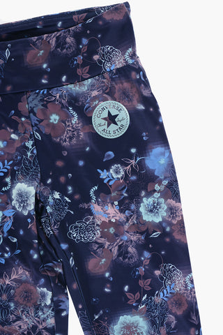 ALL STAR CHUCK TAYLOR Floral Print Leggings