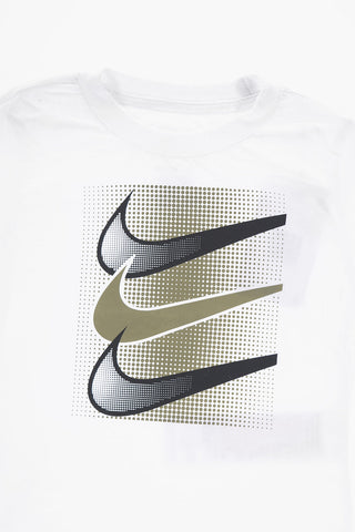 T-Shirt Girocollo con Logo Stampato