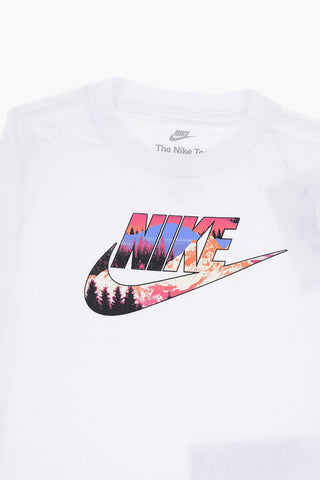 Langärmeliges Rundhals-T-Shirt mit Logo-Print