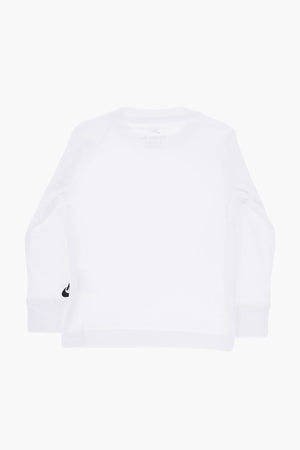 Langärmeliges Rundhals-T-Shirt mit Logo-Print