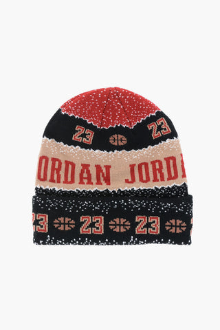 AIR JORDAN Beanie HOLIDAY Allover Bestickt