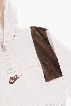Set aus Half-Zip-Hoodie und Jogginghose HOME SWOOSH HOME mit Veloursdetails
