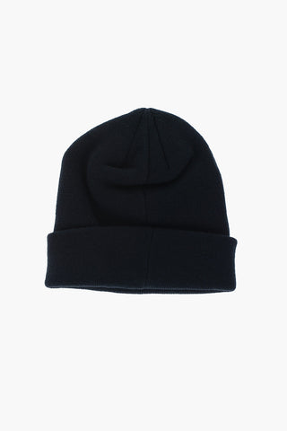 Solid Color Beanie and Gloves Set with Embroidered Logo