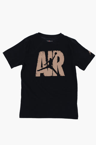 AIR JORDAN T-shirt Girocollo con Maxi Logo Frontale
