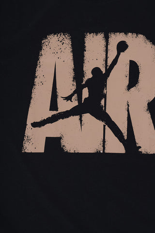 AIR JORDAN T-shirt Girocollo con Maxi Logo Frontale
