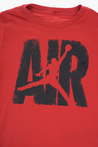 AIR JORDAN Front Printed Crew-neck T-Shirt