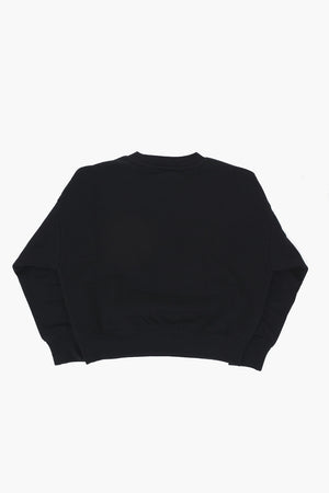 AIR JORDAN Solid Crewneck Sweatshirt with Embroidered Logo