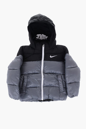 Gepolsterte Colorblock-Jacke Mit Fleecefutter