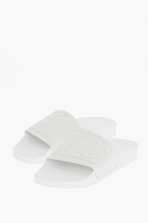 MM6 Solid-Color Slides with Embossed Logo