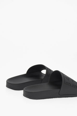 MM6 Solid-Color Slides with Embossed Logo