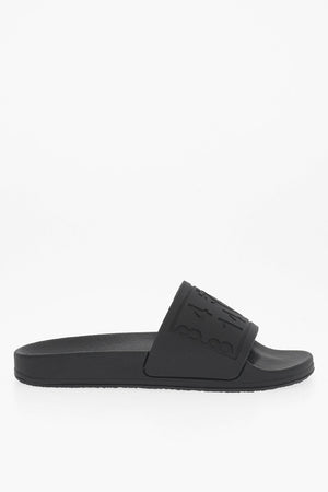 MM6 Solid-Color Slides with Embossed Logo