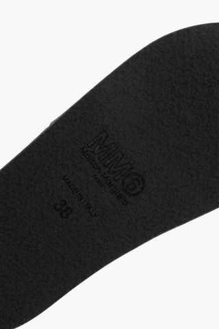 MM6 Solid-Color Slides with Embossed Logo