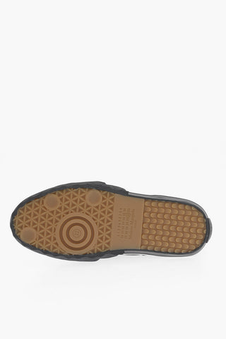 MM22 Leather Low-Top Sneakers with Wave Sole