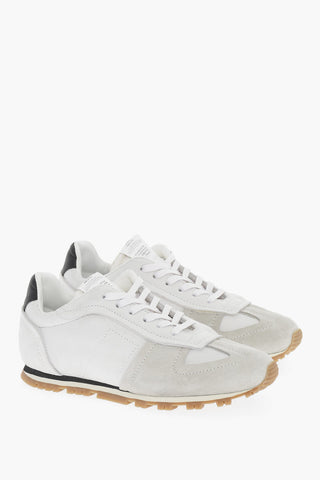MM22 Fabric and Suede Low Top Sneakers