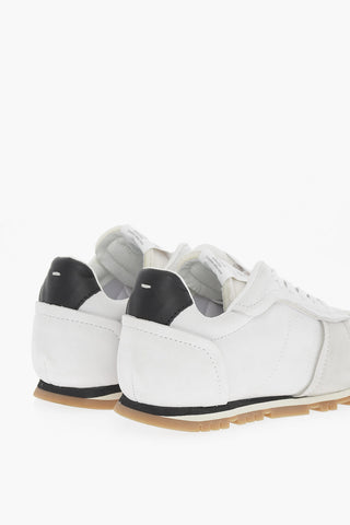MM22 Fabric and Suede Low Top Sneakers