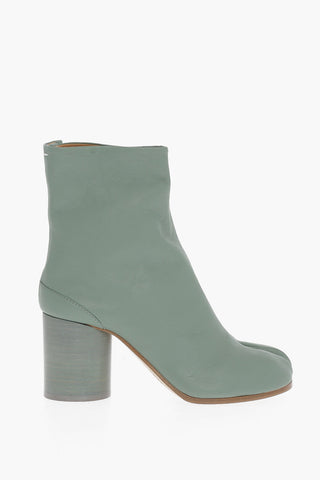 MM22 Leather TABI Ankle Boots Heel 7cm