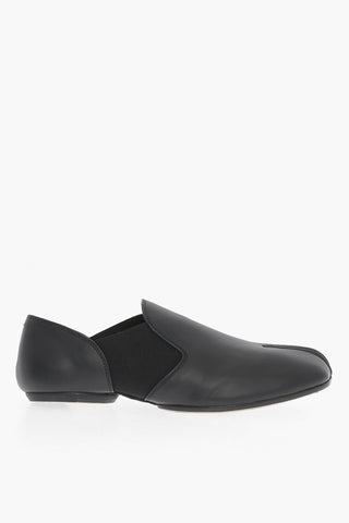MM22 Slipper TABI in Pelle con Inserti Elastici