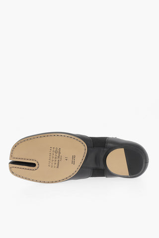 MM22 Slipper TABI in Pelle con Inserti Elastici