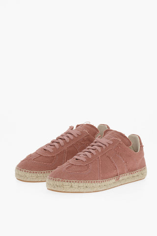 MM22 Cotton Low-Top Sneakers with Jute Sole