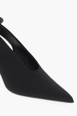 MM6 Solid Color Slingback Pumps with Bow Heel 8.5cm