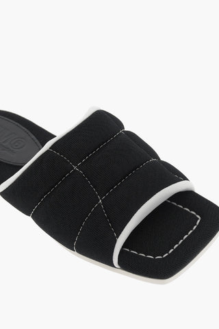 MM6 Padded Slipper with Contrasting Details