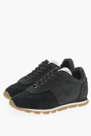 MM22 Sneakers Basse in Sude a Tinta Unita