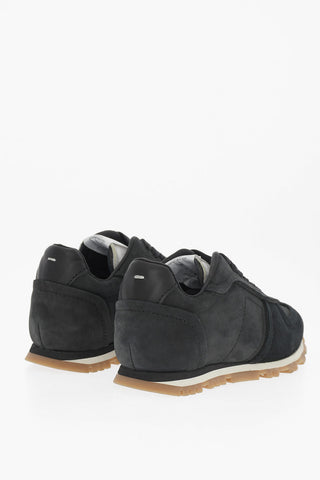 MM22 Sneakers Basse in Sude a Tinta Unita