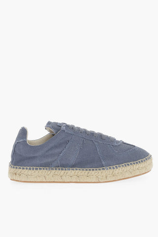 MM22 Sneakers Basse in Cotone con Suola in juta