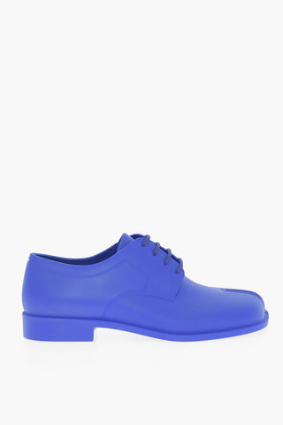 MM22 Scarpe Derby a Tina Unita in Pvc