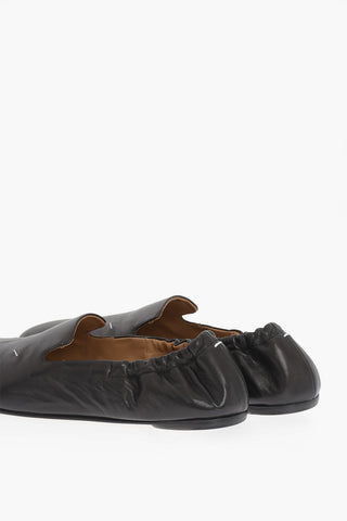 MM22 Leather Loafers with square Toe