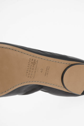 MM22 Leather Loafers with square Toe