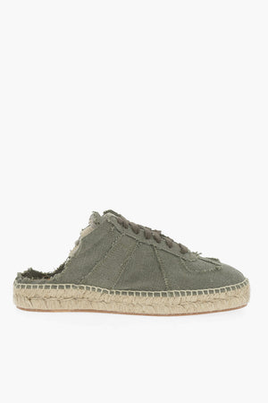 MM22 Sneakers Basse in cotone aperte Dietro