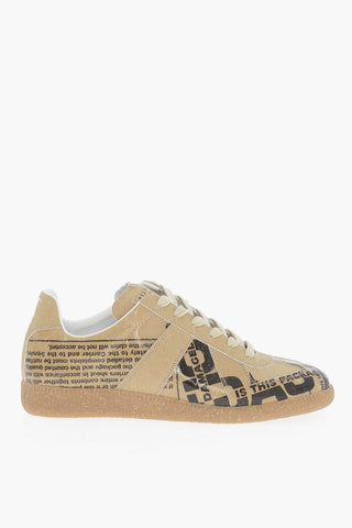 MM22 Real Paper Printed Sneakers