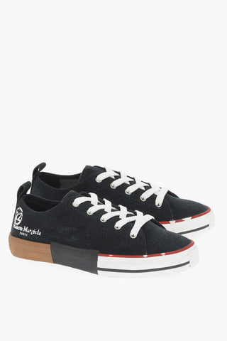MM22 Denim Low Top Sneakers