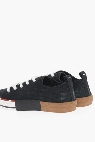 MM22 Denim Low Top Sneakers