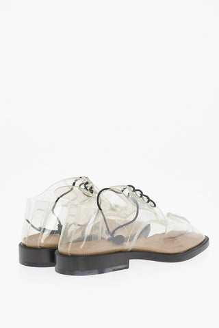 MM22 Sheer Pvc TABI Derby Shoes