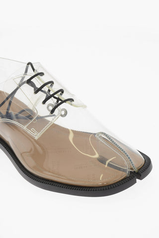 MM22 Sheer Pvc TABI Derby Shoes