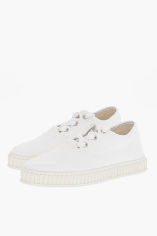 MM22 Sneakers Basse in Cotone a Tinta unita