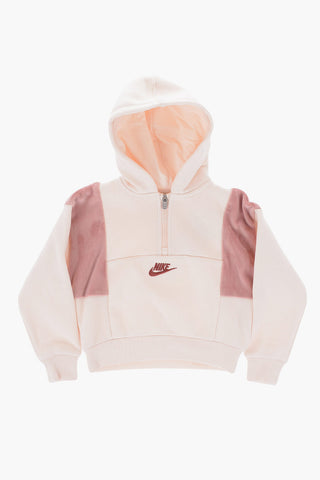 Set aus Half-Zip-Hoodie und Jogginghose HOME SWOOSH HOME mit Veloursdetails